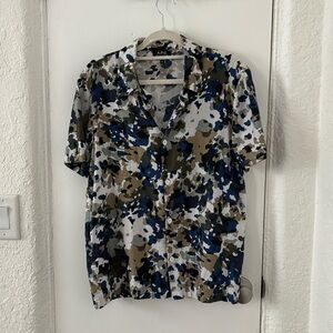 Men’s APC short sleeve button-down (M)